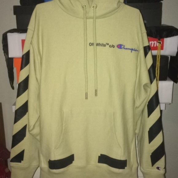 hoodie off white champion